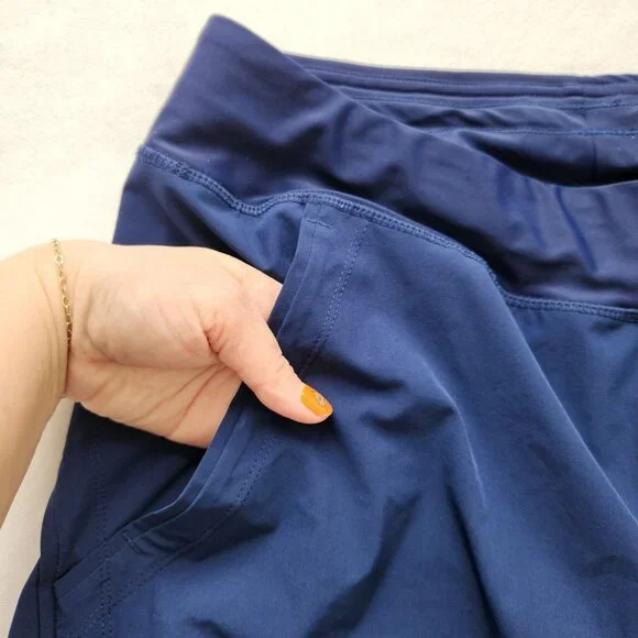 Lands End Board Shorts Swimsuit Navy Beach Pool Summer Vacation Coverup Swim 14 - Picture 3 of 8